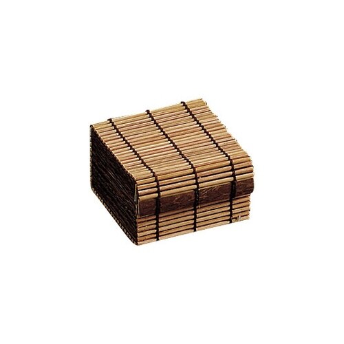 すだれ小箱 スス竹(小) 38557