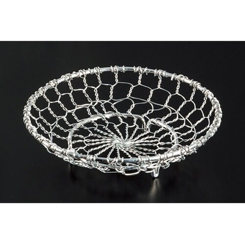 ステンレス 手編み篭(小) 23988