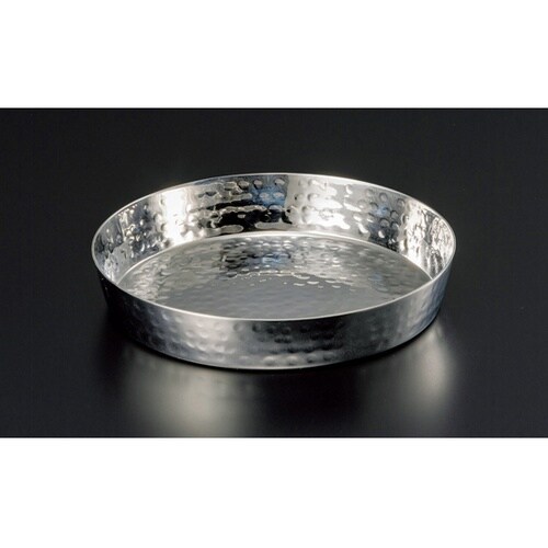 ステンレス槌目 トレイ(M) 23987