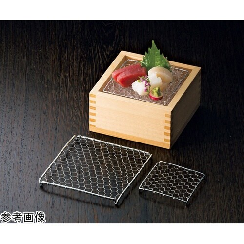 ステンレス目皿 角型4寸 21595