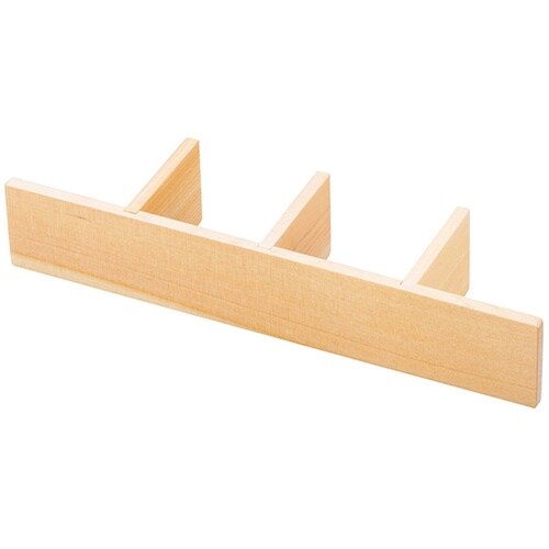 正角弁当用仕切 片側四ツ切 27527