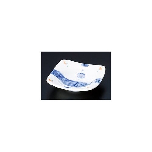 赤絵菊角小付 26643