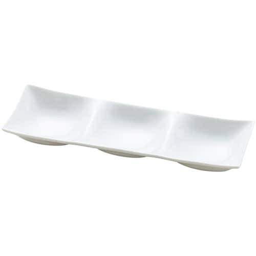 白磁・凛 三つ仕切り 32264