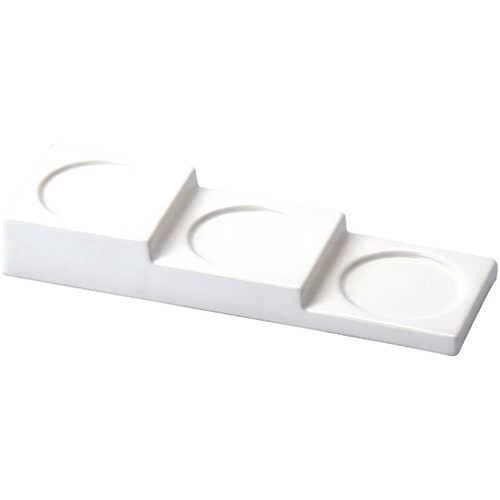 階段盛皿 白 27663