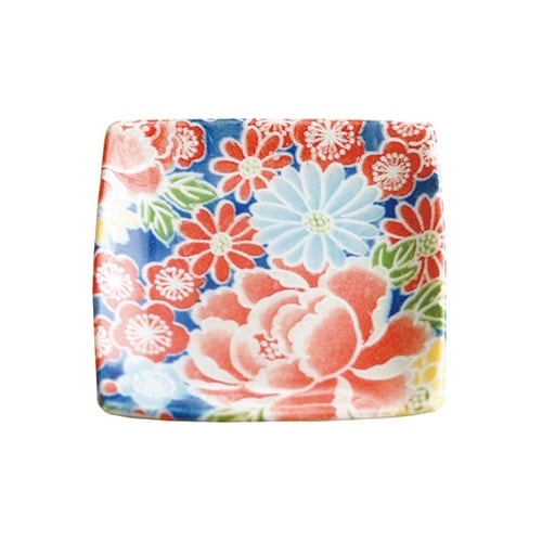 ちょいと箸休め 角小皿 花ロマン 897