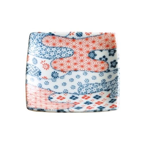 ちょいと箸休め 角小皿 小紋 89799