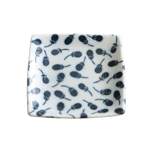 ちょいと箸休め 角小皿 なすび 8980