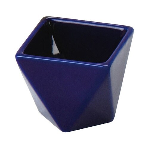 折り三角珍味入 瑠璃 27653