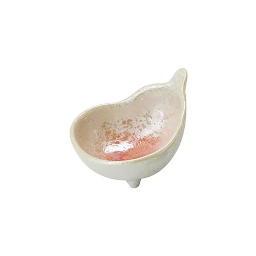 ナス型ラスター珍味入(ピンク) 2791