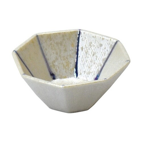 八角ラスター珍味入 ルリ 27838