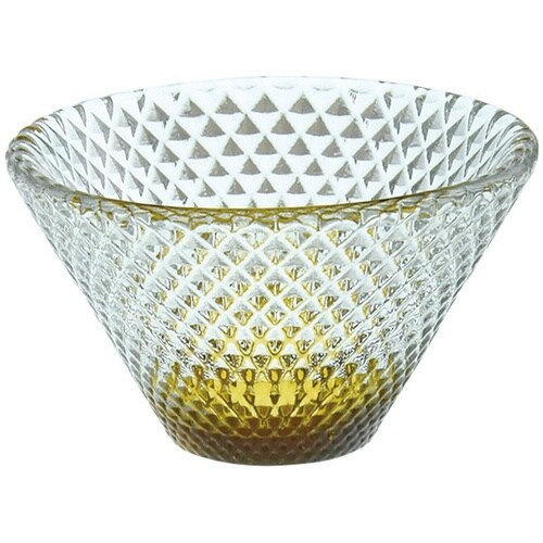 硝子モダンカップ 小 琥珀 27595