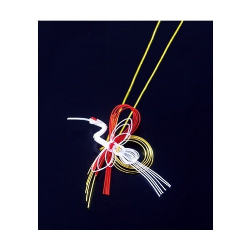 水引重箱飾り・祝鶴 (金丸ゴムひも付)