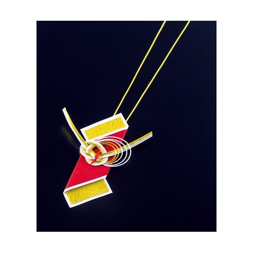 水引重箱飾り・片あわじ(金丸ゴムひも付)