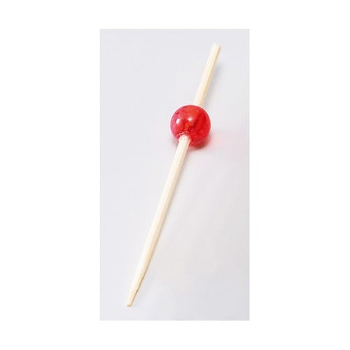 ビーズ串 5cm 赤 (50本入) 21