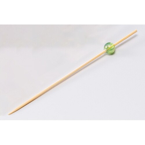 ビーズ串9cm 緑 (50本入) 216