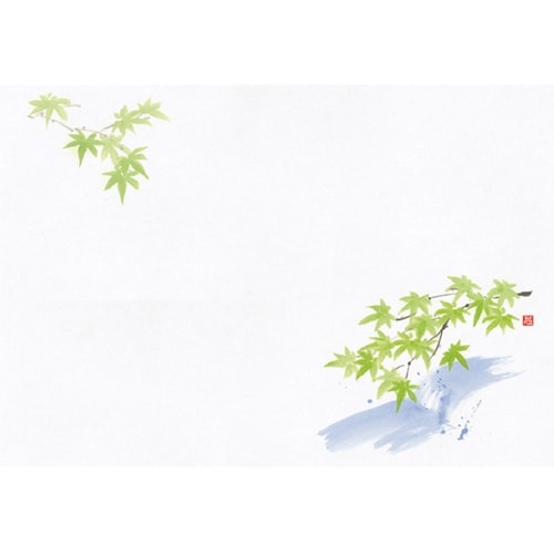 尺1お手元まっと 花景色 青もみじ(4月