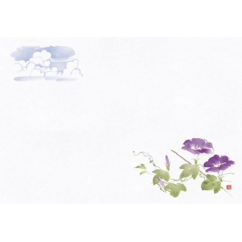 尺1お手元まっと 花景色 朝顔(7月ー8