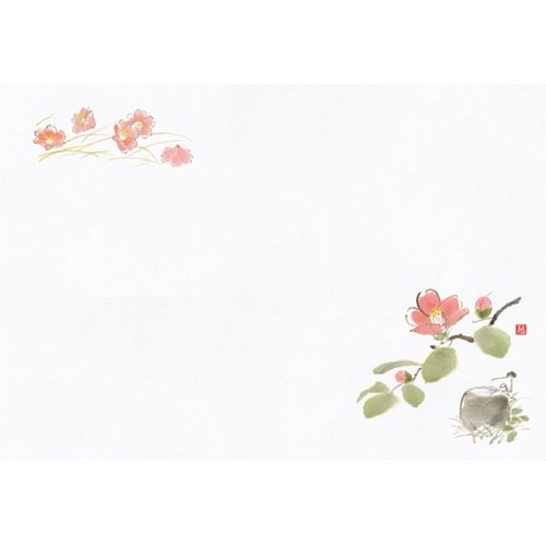 尺1お手元まっと 花景色 椿(11月ー2