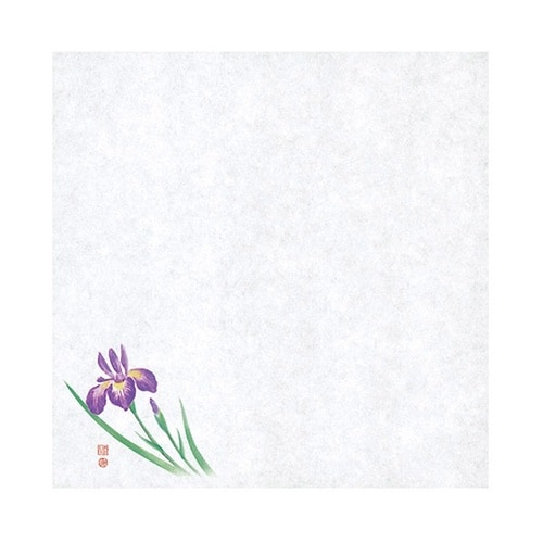 4寸御所の花 耐油天紙 菖蒲(4月ー5月