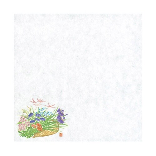 4寸花摘み篭耐油天紙 4寸 初夏(4月ー
