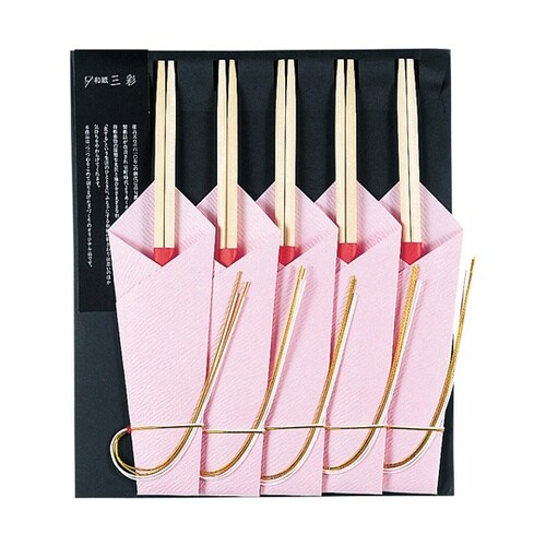 お祝い箸 麗(うらら)桃 (5膳入) 6