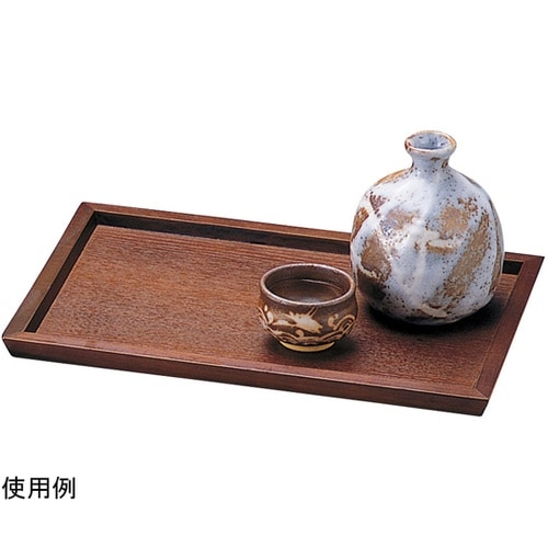 Hiブラウン(長角)どんぶりトレイ 15