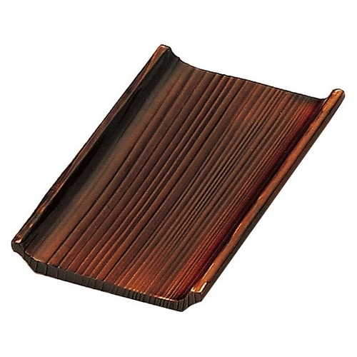 ワイドおしぼり皿(4ー5人用) 焼杉 1