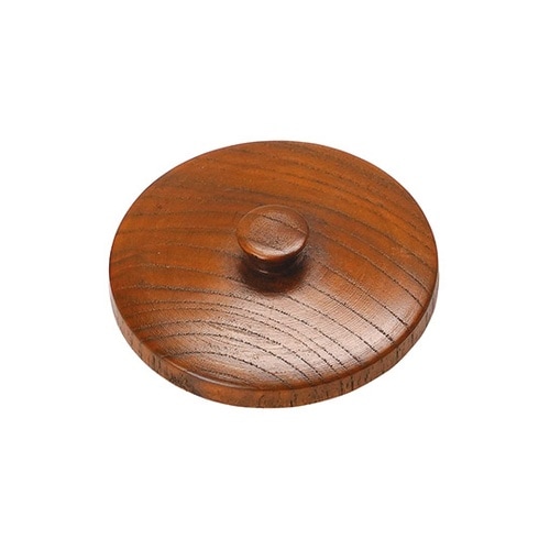 木製湯葢(つまみ付)中 16461