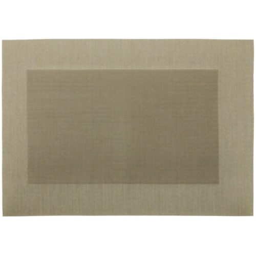 洗える樹脂マット <フレーム柄>グリーン