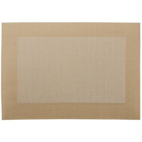 洗える樹脂マット <フレーム柄>ゴールド