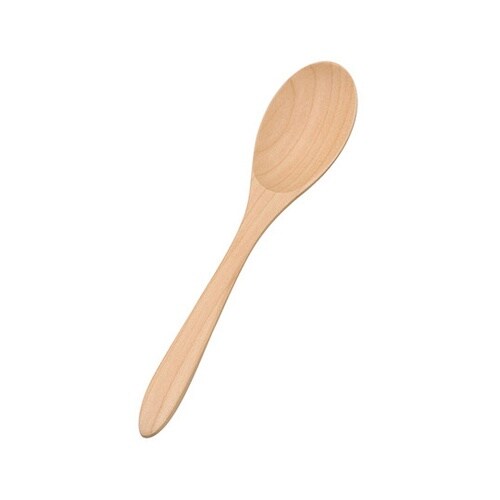 白木・デザートスプーン 08144