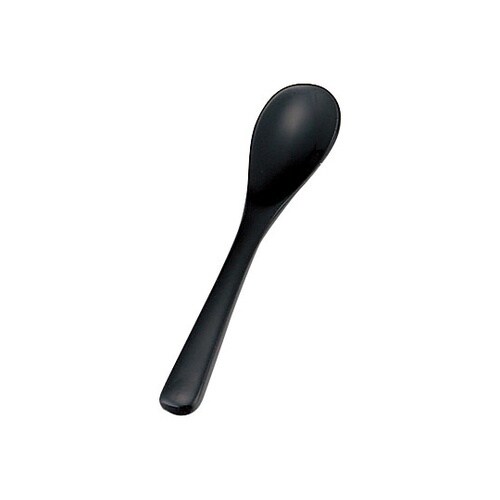 本漆デザートスプーン(小)黒 08324