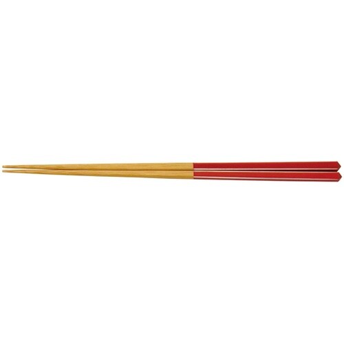 ダイヤカット研出箸(赤白) 08920