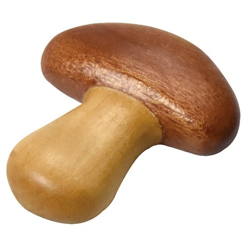 木製・きのこ型箸置 ライトブラウン 08