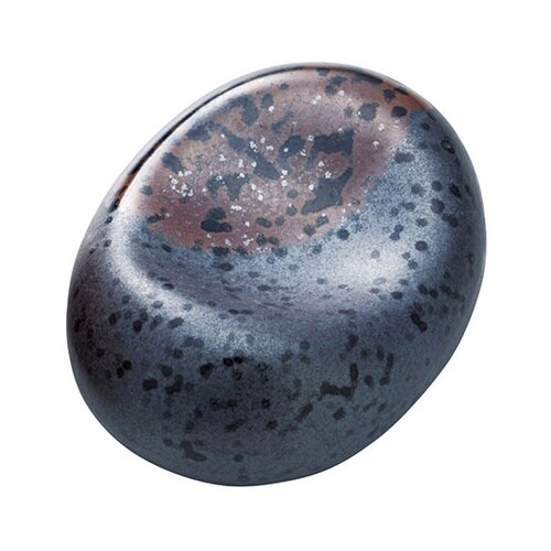 小判吹付箸置 ブラック 15500