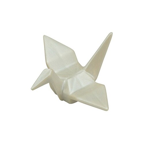 銀彩鶴箸置 08502