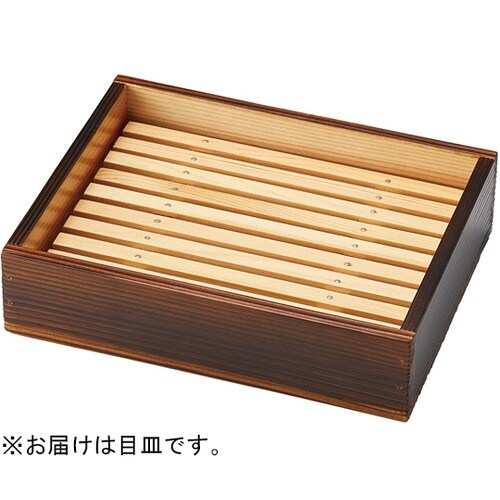 白木ミニバット用木製目皿 小 35592