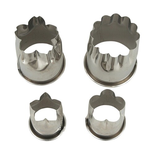 KK ステンレス野菜抜き型 花4個組 D