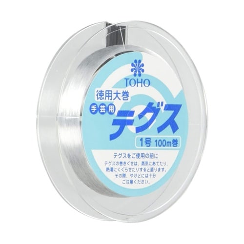 テグス 太さ約0.17mm×約100m巻