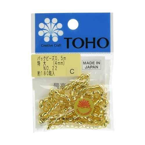 特大ビーズ 糸通しビーズ 外径約4mm