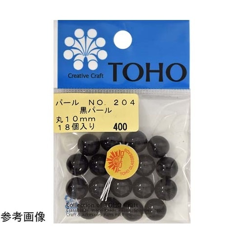 丸型パール 外径約10mm 18個入 ガ