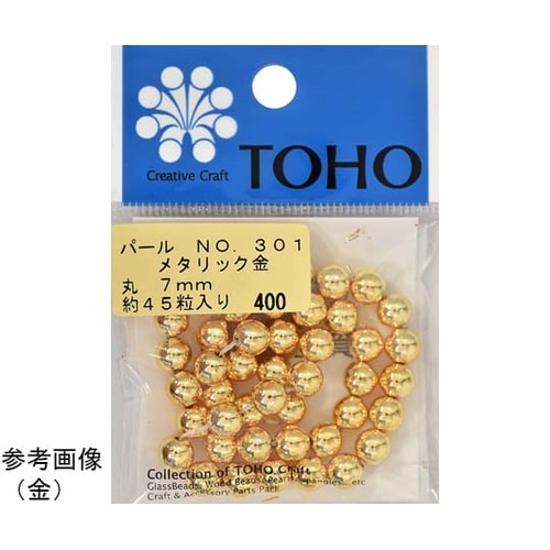 丸型パール 外径約7mm 約45個入 銀
