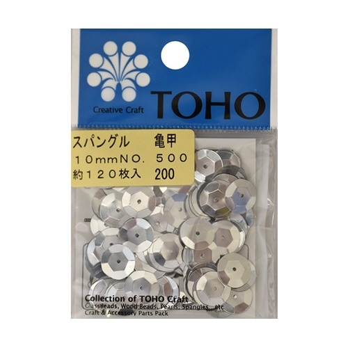 スパングル 亀甲 約10mm 約120枚