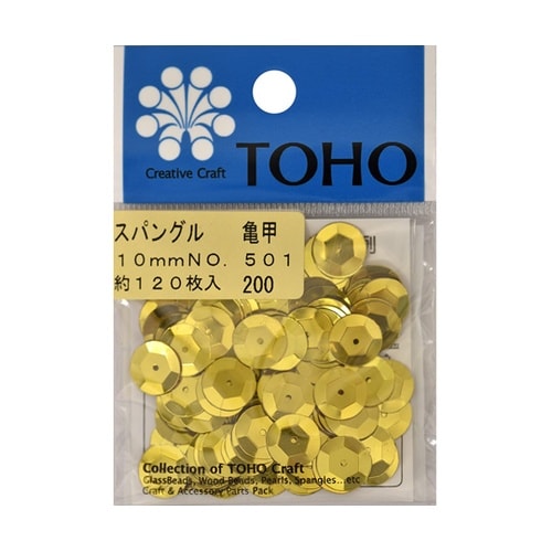 スパングル 亀甲 約10mm 約120枚