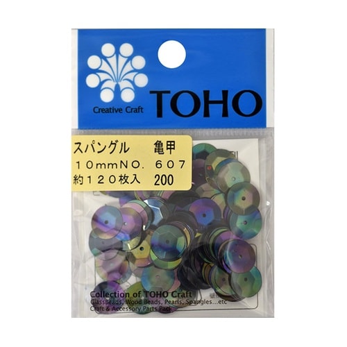 スパングル 亀甲 約10mm 約120枚