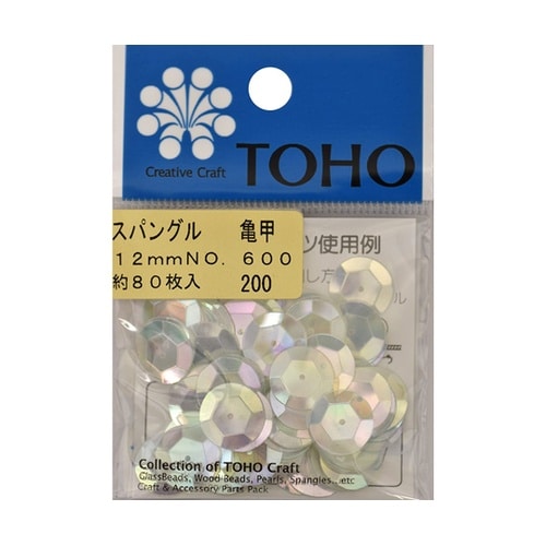 スパングル 亀甲 約12mm 約80枚入