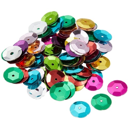 スパングル 亀甲 約8mm 約96枚入り