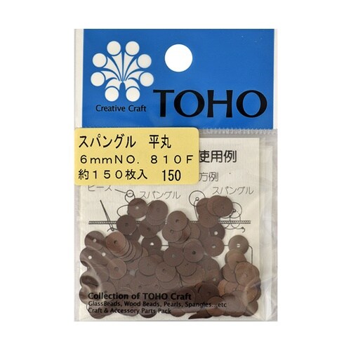 スパングル 平丸 約6mm 約150枚入