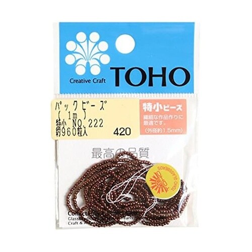 特小ビーズ 糸通しビーズ 外径約1.5m