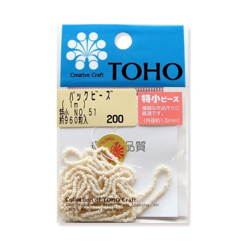 特小ビーズ 糸通しビーズ 外径約1.5m